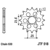 Reťazové koliečko JT JTF 518-15 15T, 630